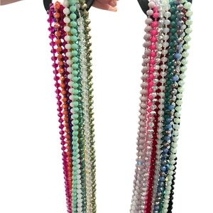 30" CRYSTAL BEADED NECKLACES (you choose)